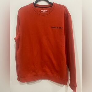 Kenneth Cole Men's Burnt Orange Crewneck Sweater-NWOT